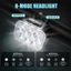 BUCKLOS 10 Đèn LED Xe Đạp Chống Nước Xe Đạp Leo Núi Đèn Trước Sạc USB 9 Chế Độ MTB Đèn Sau Phụ Kiện Đi Xe Đạp