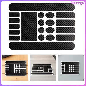 Bộ bảo vệ khung và xích sợi Carbon cho xe đạp (Đen) kevga