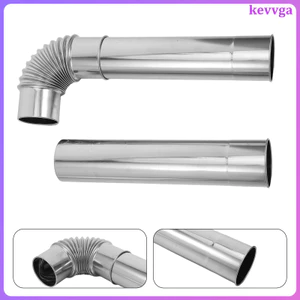 Chimney Tăng Chiều Cao Phụ Kiện Cắm Trại Flue Mở Rộng Bếp Nóng Ống kevga