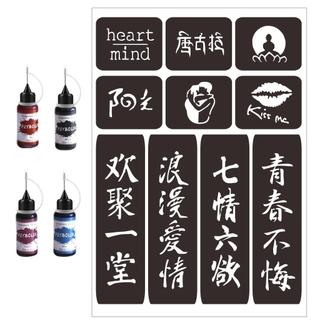 [COD] Miếng dán hình xăm chữ Hán lâu trôi, bền màu từ 4-7 ngày, có thể sử dụng liên tục, nhiều kiểu dáng