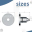 20 cm 25 Lớp Lọc Da Làm Đẹp Có Thể Thay Thế Phần Tử Lọc Đầu Tắm Áp Lực Đầu Tắm Đầu Tắm26070206