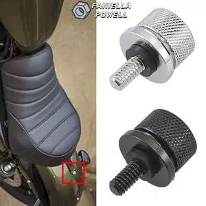 FANIELLAPOWELL 6mm Vít Xe Máy Dyna Softail Road Glide Street Glide Tròn Ghế Sau Fender Vít Nắp