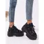Giày Bố Đen Giày Nữ Đế Dày Kim Loại Nặng Độc Đáo Phong Cách Gothic Punk Giày Nữ Phong Cách Gothic Nữ Giày Nữ Châu Âu Mỹ Size Lớn Giày Nữ20260527