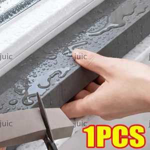 Bọt biển thấm kính JUIC, Dải thấm cửa sổ có thể tái sử dụng chống rò rỉ, Dải kín cửa sổ chống mưa 60 × 4cm