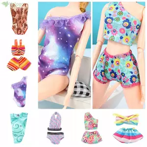 YOLOGO Đồ Bơi Búp Bê Nhà Chơi Trang Phục Bãi Biển Phụ Kiện Bơi Đồ Chơi Quần Áo