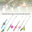 Cần câu cá trẻ em YOLOGO, Cần câu Mini co giãn 38cm / 58cm / 80cm, kiểu dáng đa dạng với dây 50 mét Cần câu hoạt hình cho trẻ em Quà tặng