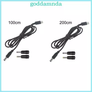 GODD USB C Loại C đến 3 5x1 35mm 4 0x1 7mm 5 5x2 1mm PD Kích hoạt Cáp nguồn 12V