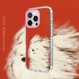 Windward Dog Clear Black HỒNG CAMERA RING EDITION Tác động từ tính Hút trong suốt cho IPhone 17 / 16 / 15 / 14 / 13 Pro Max Air với bao bì cao cấp