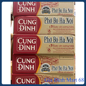Thùng 30 Gói Phở Bò/Gà Cung Đình Mới(73g)-lô mới(27/1/2027)