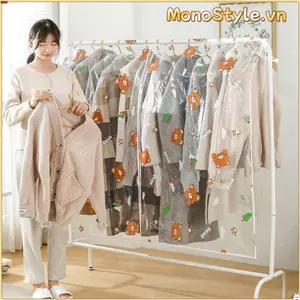 MONOSTYLE Bảo Quản Đầm Bảo Vệ, Dung Tích Lớn Làm Dày Quần Áo Chống Bụi, Bền Chống Thấm Nước Chống Bụi Treo Quần Áo Tổ Chức Có Cho Áo Phù Hợp Với Đầm