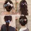 HFSHY 1 Cái Nữ Tóc Barrette Xanh Kẻ Sọc Nơ Nút Trang Trí Nhẹ Nhàng Tay Không Tóc Kẹp Hư Tổn Cho Hẹn Hò Hàng Ngày VN