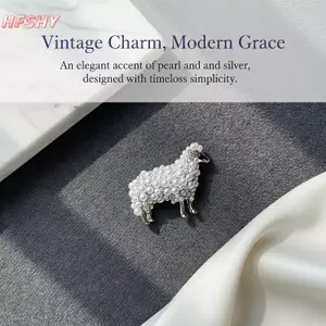 HFSHY Thời Trang Tinh Tế Cừu Thổ Cẩm 1 Chiếc Unisex Cổ Điển Ve Áo Huy Hiệu Pin Cho Trang Phục Hàng Ngày Jaet Bapa Trang Trí VN