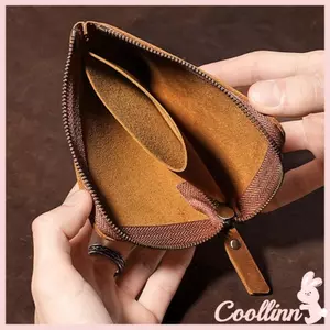 Ví nhỏ gọn cầm tay COO để sử dụng hàng ngày Ví đựng tiền xu bằng da PU thực tế Túi chức năng Dễ dàng mang theo Hộp đựng tiền mặt