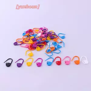 100 Cái Phối Màu Dụng Cụ Đan Loing Markers Móc Chốt Đánh Dấu Pin