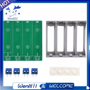 Bộ đế pin DIY 21700 Ổ cắm kiểm tra pin 4 chiều cho mô-đun kiểm tra điện trở bên trong dung lượng pin 4 chiều 21700