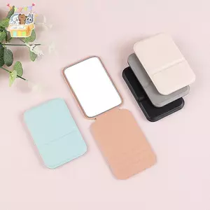 Gương Mini Nữ Gấp Trang Điểm Gương Cầm Tay Di Động Một Mặt Gương Mỹ Phẩm Mini Có Thể Gập Lại Độ Nét Cao Vanity Dụng Cụ ELWW