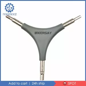Cờ lê lục giác hình chữ Y Di động 3 chiều Allen Key Cờ lê lục giác 3 chiều Kim loại lâu trôi cho du lịch