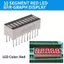 Màn hình thanh ghi LED màu đỏ 10 đoạn