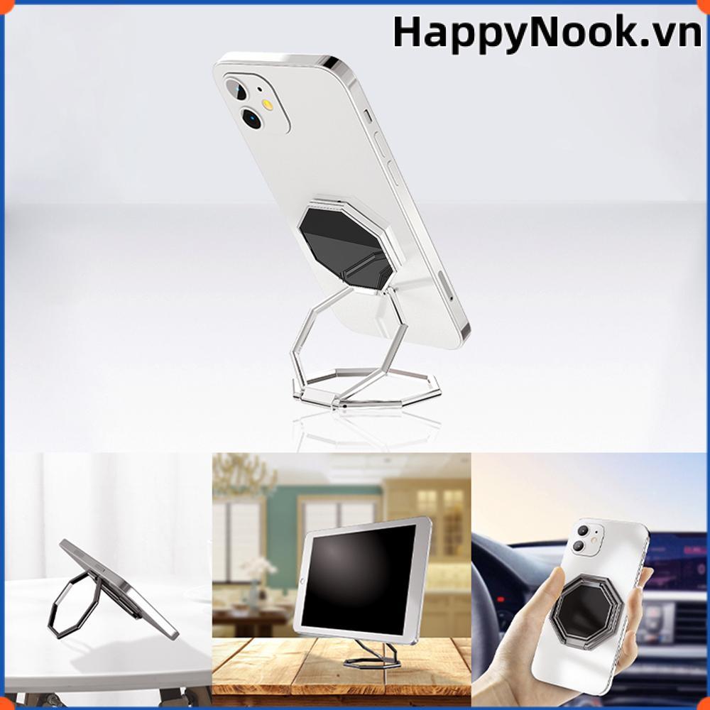 Giá đỡ điện thoại HAPPYNOOK Xoay 360 ngón tay Chân đế để bàn có thể gập lại