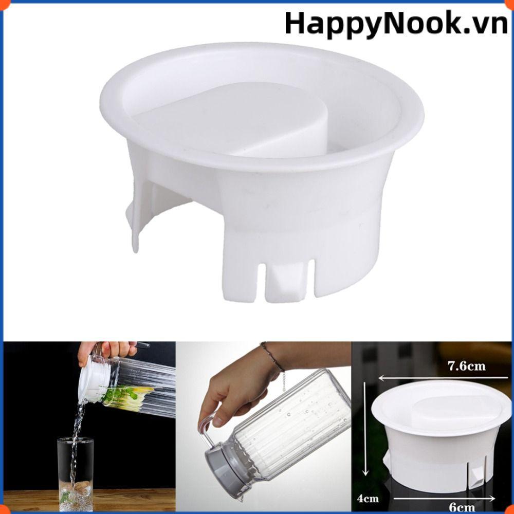 Phích cắm chai HAPPYNOOK, Vỏ nắp chống bụi 7.6CM, Phụ kiện nước thủy tinh Carafe Mũ chống rò rỉ bằng nhựa cho bình Bistro