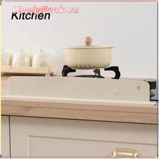 WOOLYNOOK 1 / 2 Tấm vách ngăn nước, Đồ dùng nhà bếp Bồn rửa Silicone vách ngăn Splash Guard, Chất lượng cao với cốc hút Bể bơi Bồn rửa chống dầu Sản phẩm gia dụng