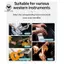 Kẹp điện tử kỹ thuật số AROMA cho kẹp chỉnh đàn guitar cho đàn guitar, đàn Ukulele, Violin, bộ chỉnh hiệu chỉnh âm thanh AT-01A