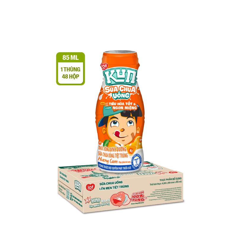 [Giá tốt trong Live] Đủ vị Sữa KUN chai 1 thùng 48 chai x 85ml
