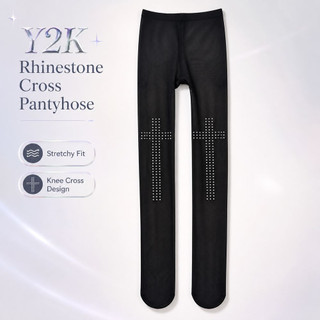 [Giao hàng từ Việt Nam] Quần bó PURECOTTON0, Quần yếm thun Retro thập niên 2000 Y2K, Quần Cosplay mềm mại bằng kim cương giả cổ điển