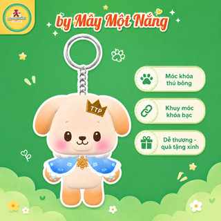 [Tặng ảnh Móc Khóa] Móc Khóa Linh Vật Bok Bear Phong Cách TeeteePor Dễ Thương – Acrylic