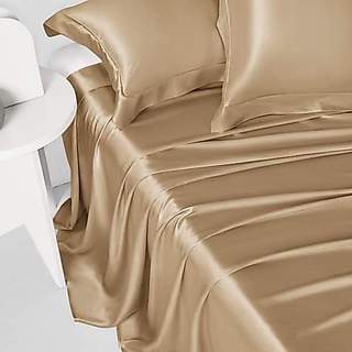 🧧LỤA SILK🧧Chăn Ga Gối Phi Lụa Mã Vàng Đồng Sang Trọng - Hàng Loại 1 Mềm Mát - Chăn Ga Sỉ HCM