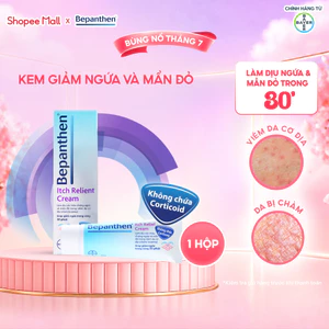Kem dưỡng bôi hỗ trợ giảm ngứa, mẩn đỏ do da khô, viêm da cơ địa chàm/eczema BEPANTHEN Itch Relief Cream 20g