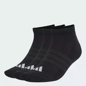 adidas Phong cách sống Bộ 3 Đôi Tất Cổ Thấp Lót Đệm adidas Essentials Unisex Đen KR7122