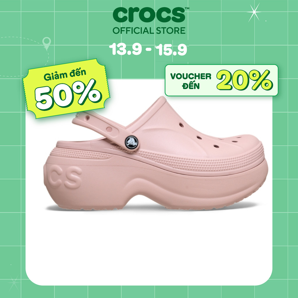 Giày Clog Unisex Crocs Bella - Pink Clay - 210062-6TY