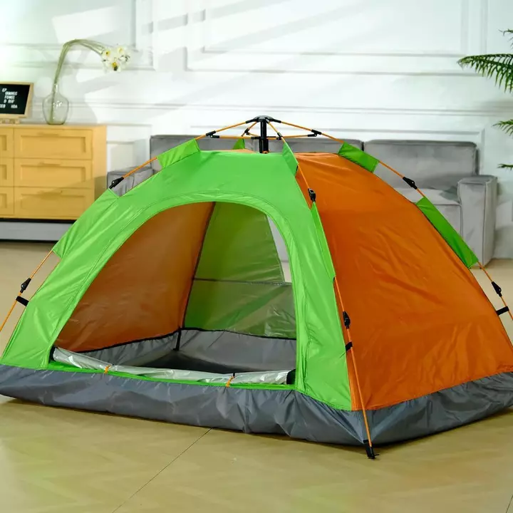 Lều Bán Buôn Lều Di Động Ngoài Trời Lều Gấp Cắm Trại Bãi Biển Mở Nhanh Lều Cắm Trại Bạc Keo Lớp Phủ Lều Dày – 3