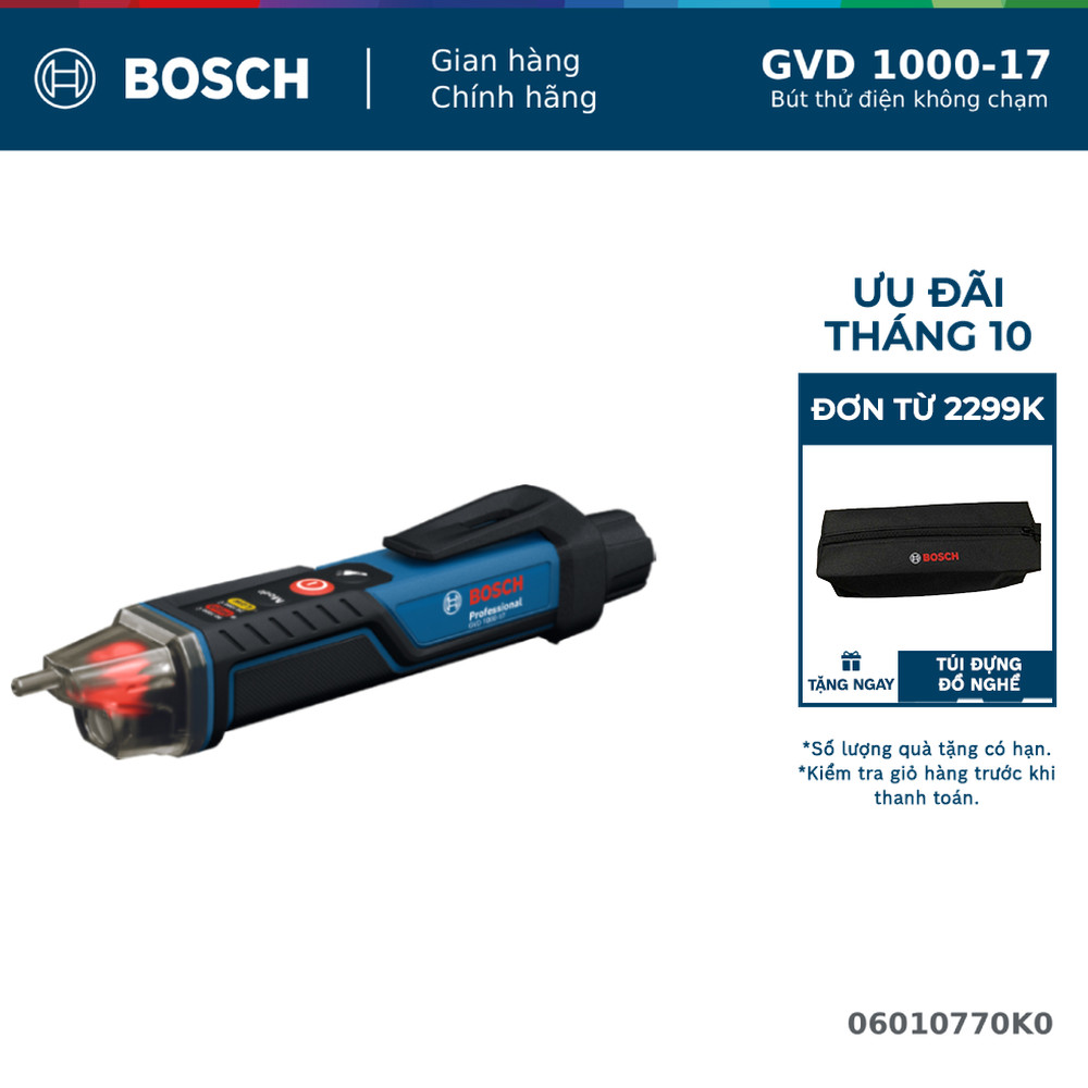 Bút thử điện không chạm Bosch GVD 1000-17