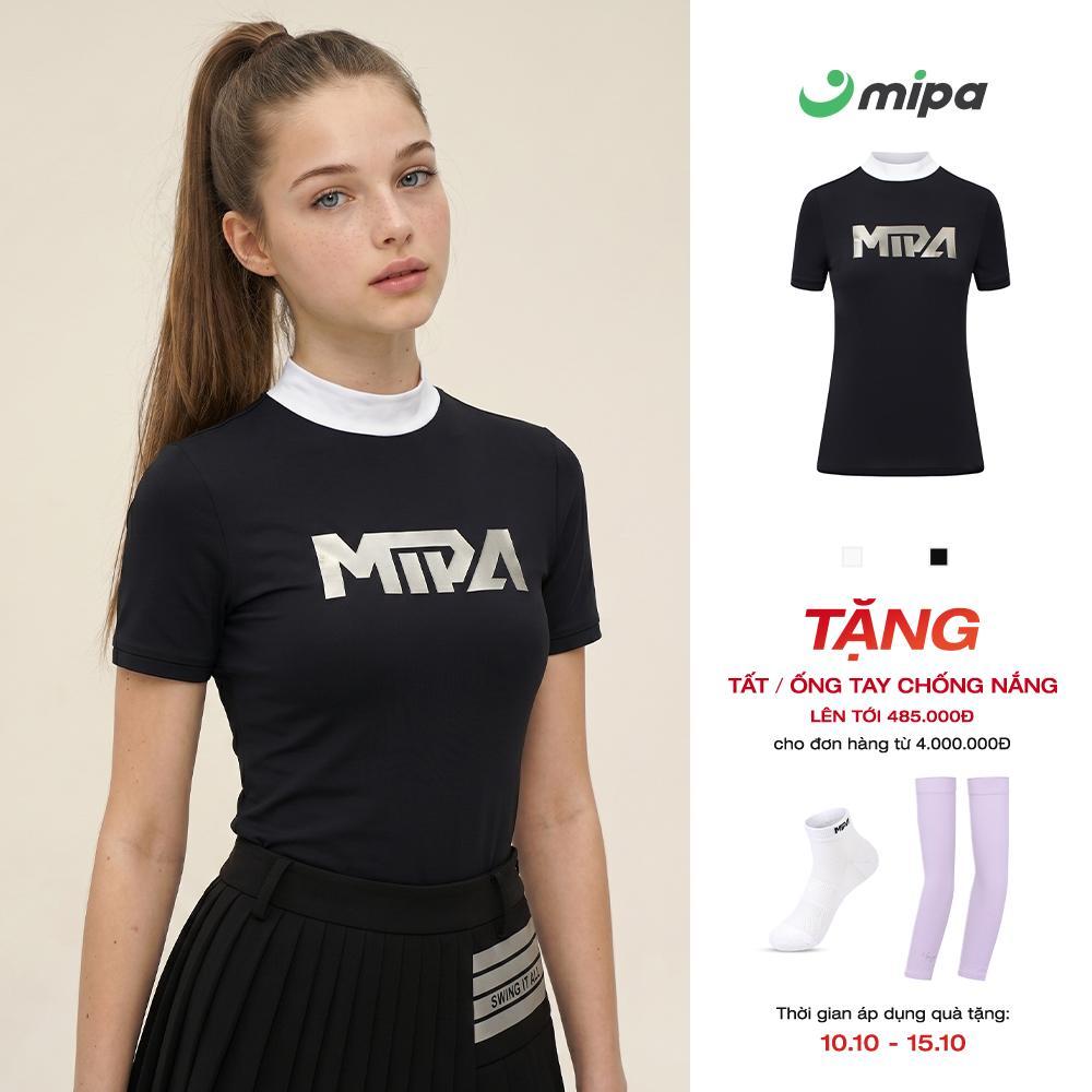 Áo golf nữ ngắn tay MIPA thời trang Golf Pickleball Tennis co giãn 4 chiều chông tia UV thấm hút nhanh khô Evelyn Top
