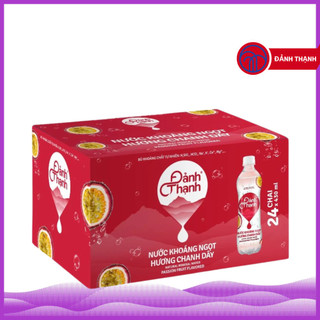 Thùng 24 Chai Nước Khoáng Ngọt Hương Chanh Dây ko Có Gas Thiên Nhiên 430ml Đảnh Thạnh - Giàu và bổ sung vi khoáng