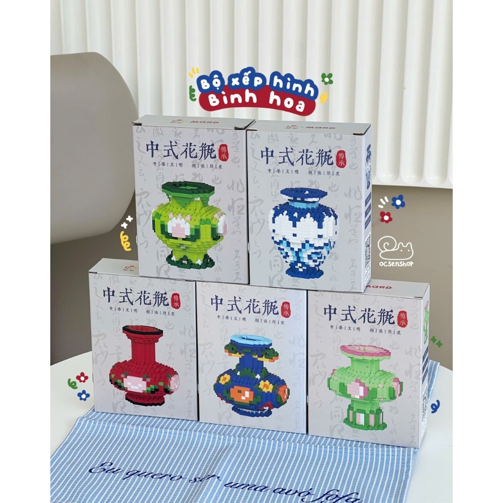 Bộ xếp hình Mard Bình hoa