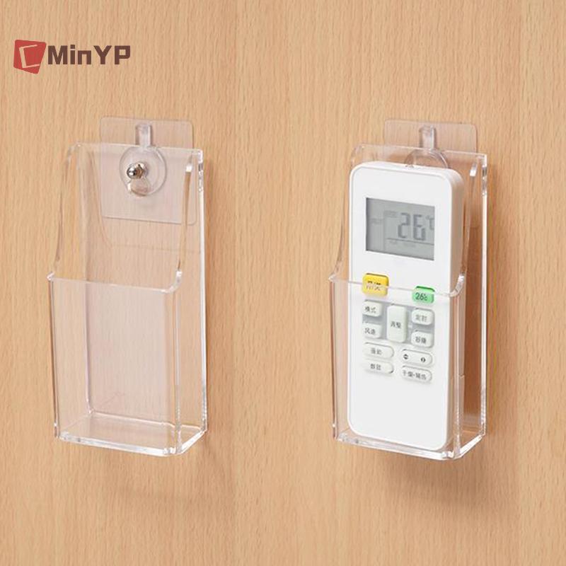CMinYP Acrylic TV Điều Hòa Điều Khiển Từ Xa Giá Đỡ 1 / 4 Ốp Lưng Treo Tường Hộp Bảo Quản Cho Gia Đình Vinh Quang