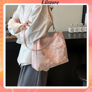 Túi xách nữ công sở túi tote đeo vai thời trang sang chảnh họa tiết ren Liistore K292