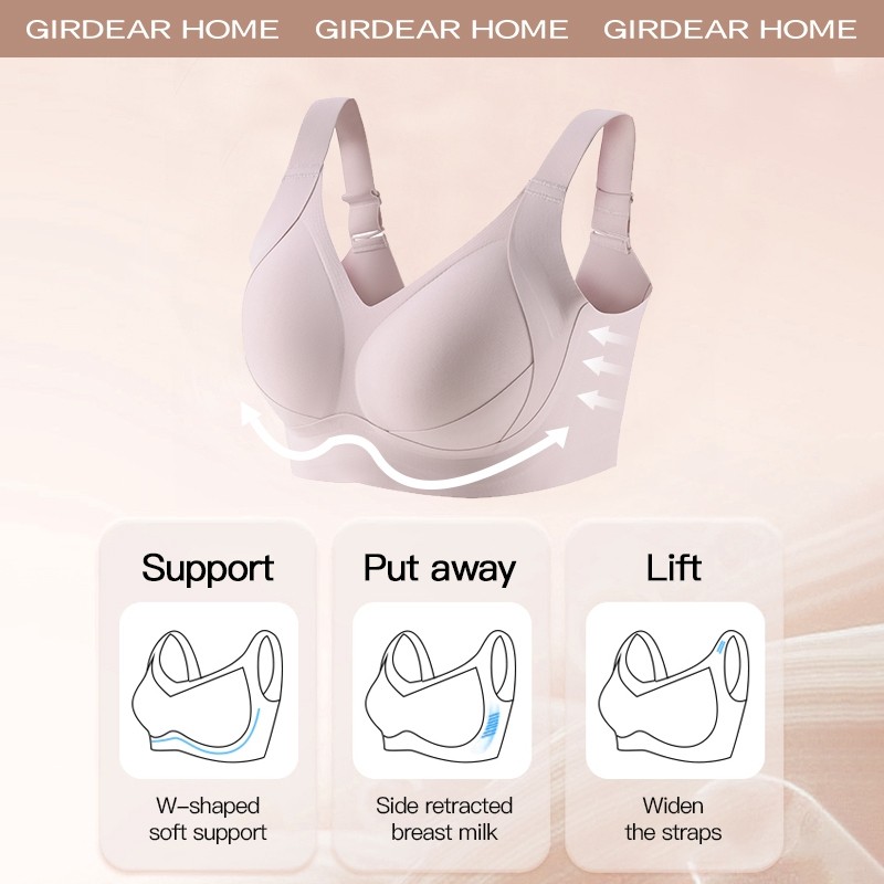Girderear Home 2-3Pcs Áo Ngực Nữ Điều Chỉnh Dây Rộng Siêu Mỏng, Định Hình Tốt Cao Co Giãn - Chống Trượt Cảm Nhận Trần Thần Liền Mạch, Phù Hợp Phong Cách Nữ Đẹp,8531FH01