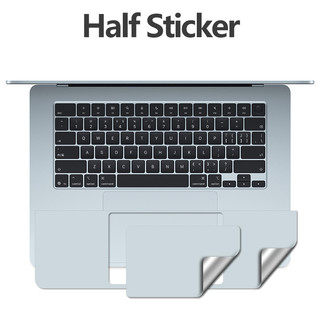 Nhãn dán nửa lòng bàn tay cho macbook pro Air M5 M4 M3 M2 M1 13 / 14 / 15 / 16 inch 3M Nhãn dán cơ thể không dấu vết