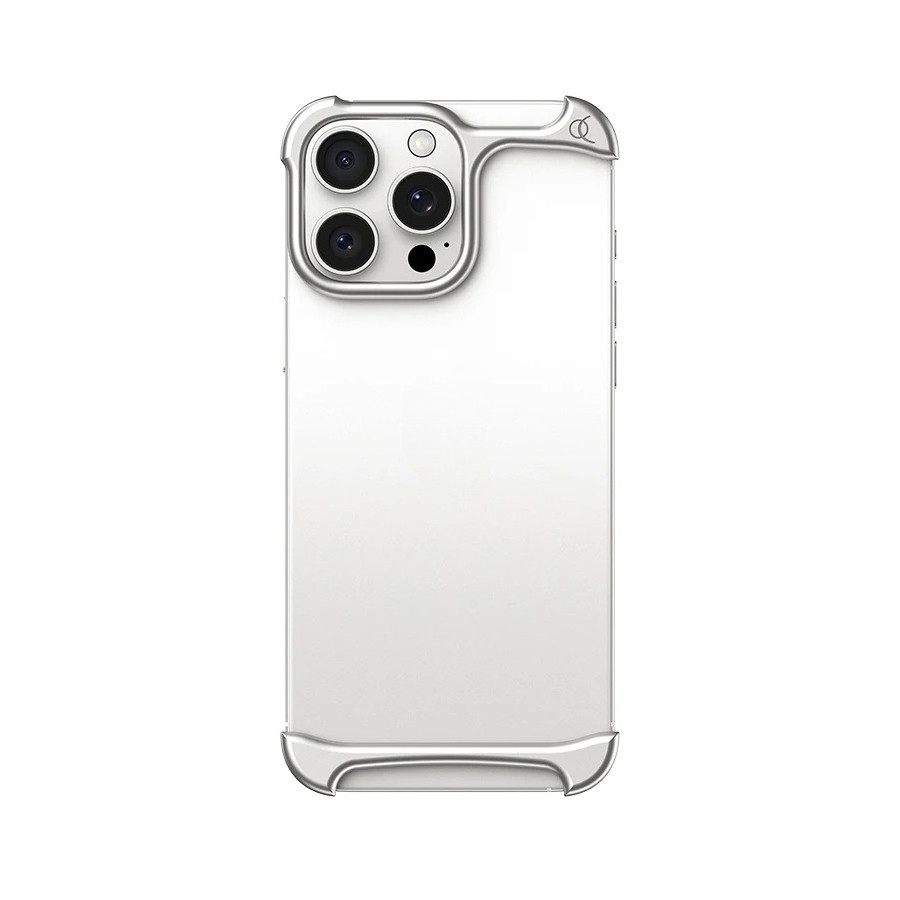 Arc Pulse Hợp Kim Nhôm Ốp Lưng Điện Thoại iPhone 17 Air 16 plus 15 Pro 14 13 Pro Max Không Có Khung Bảo Vệ Khỏa Thân hine