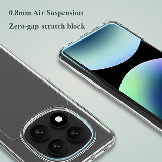 Ốp điện thoại Lereach Crystal Clear cho Xiaomi Redmi Note 14 Pro / Note 14 Pro + / Redmi 14C - Chống sốc siêu mỏng | Chống Trầy Xước