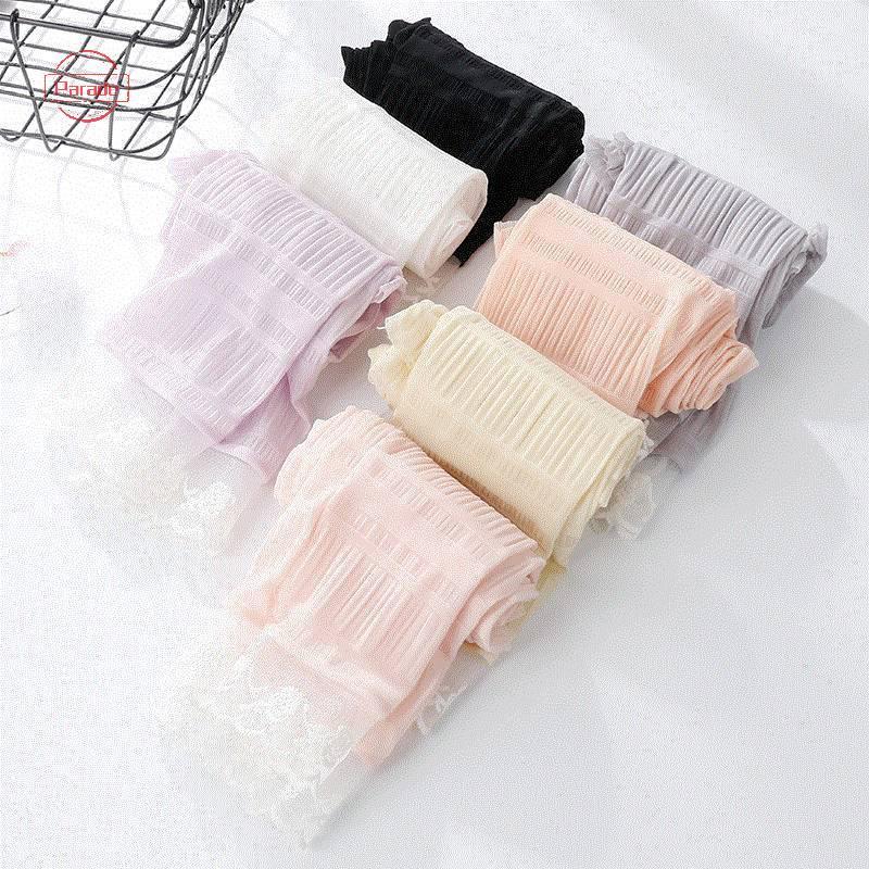 Găng tay mỏng nữ chống nắng với nơ dài và hạt ngọc trai - Perfect cho diễu hành mùa hè