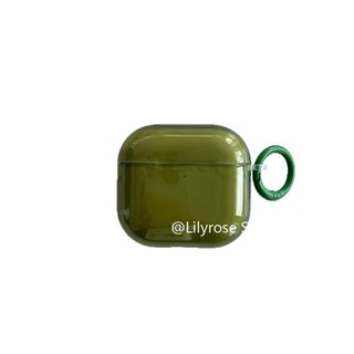 Ốp lưng tối giản cho AirPods Pro3 [2025] AirPods Pro2 Pro 4 3 2 1 Vỏ tai nghe không dây Apple Màu xanh lá cây đỏ nâu nhạt
