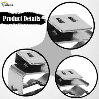 Bộ 50 Kẹp Cáp Năng Lượng Mặt Trời Kẹp Dây Thép Không Gỉ Kẹp Kim Loại Chống Trượt Kẹp Cáp Quang Điện Phụ Kiện Thích Hợp Cho Xe Kéo Thuyền