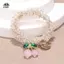 Dây buộc tóc co giãn đầy màu sắc Cherry dành cho nữ Cô gái Trang trí tóc ngọt ngào Dây buộc tóc Scrunchie Phụ kiện tóc pha lê EMKK