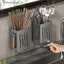 VFZ 1 Dụng Cụ Nhà Bếp Ra-Multifunctional Thoát Nước Chopsti Giá Đỡ, Hộp Bảo Quản Dao Kéo Treo Tường Hoặc Độc Lập, Nhựa OTE