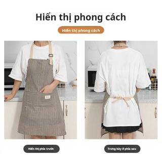 Tạp dề có thể điều chỉnh/Không thấm nước/Tạp dề nhà bếp/Tạp dề nam nữ/Tạp dề nấu ăn có túi đựng khăn